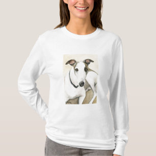 Skjorta för vinthundhundkonst tee shirt