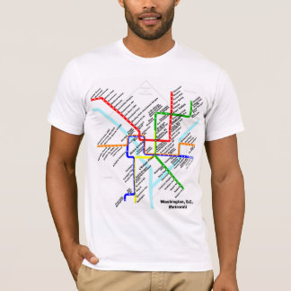 Skjorta för Washington dc-metro Tee Shirt