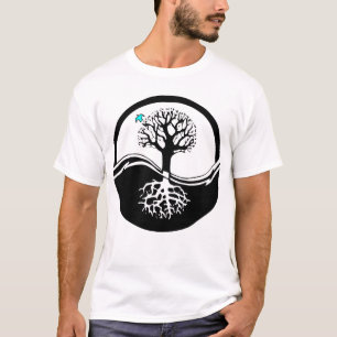 Skjorta för Yin Yang trädutslagsplats Tee Shirt