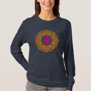 Skjorta för Yoga för Namaste lotusblommablomma T-shirt
