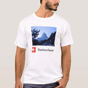 Skjorta för Zermatt souvenir T Shirt