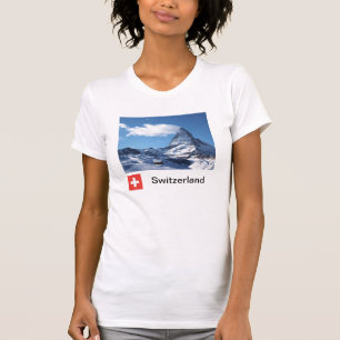Skjorta för Zermatt souvenir T Tee Shirt