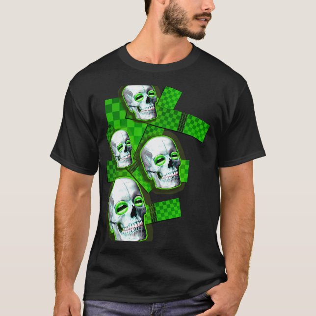 skjorta för zombie för zombies för tee shirt (Framsida)