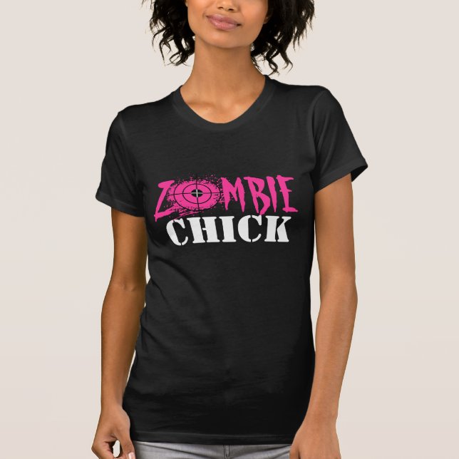 Skjorta för Zombiechickutslagsplats för kvinnor T-shirt (Framsida)