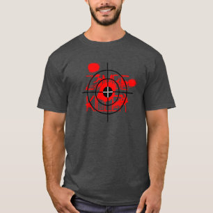 Skjorta för Zombiemördare t med blodsplatteren Tee Shirt