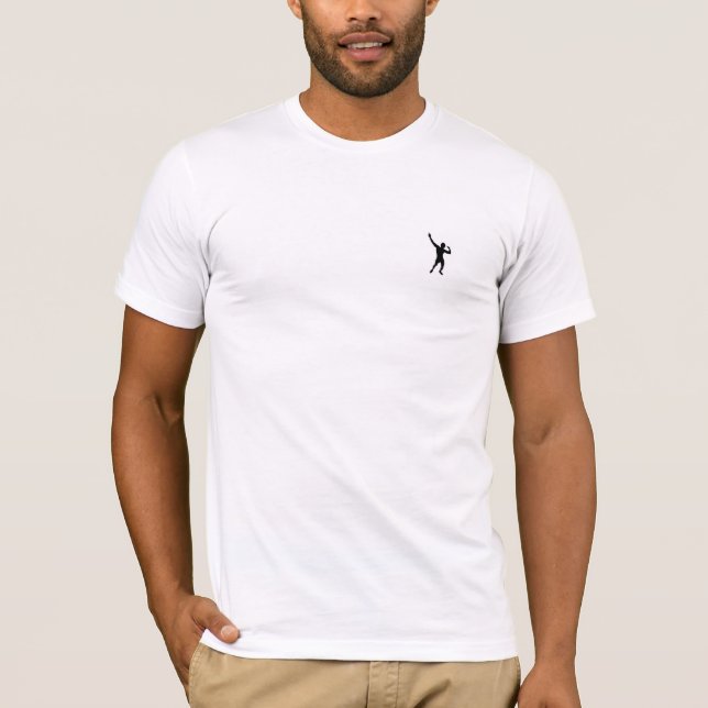 Skjorta för Zyzz liten logotyp t Tröja (Framsida)