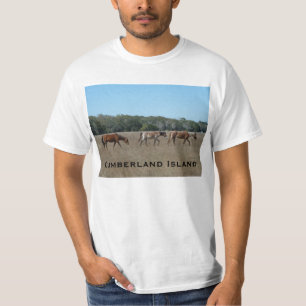 Skjorta GA för T-tröja för hästar för Cumberl T-shirt