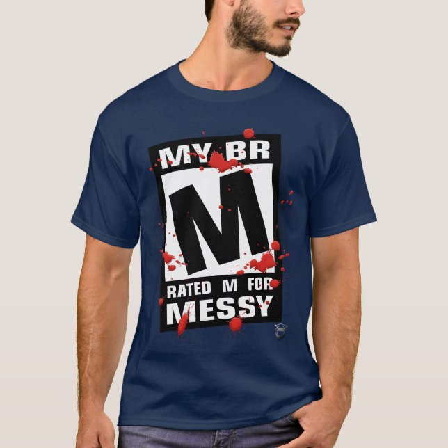 Skjorta - klassat M för smutsigt Tee Shirt (Framsida)