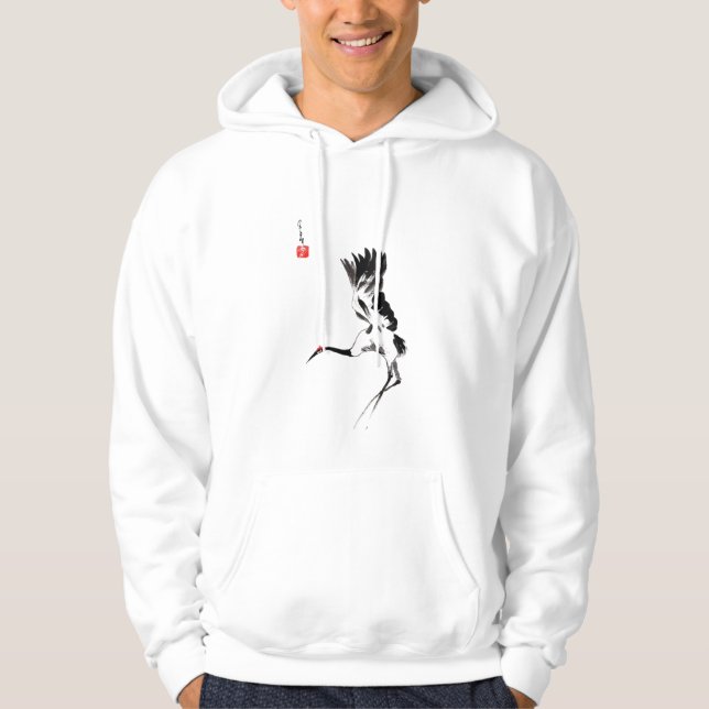 Skjorta med huvan sweatshirt (Framsida)