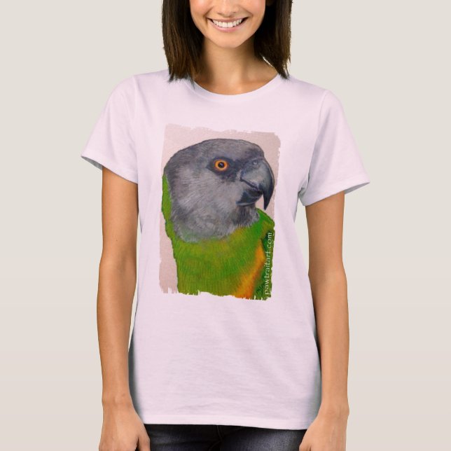 Skjorta - Senegal papegoja Tee Shirt (Framsida)
