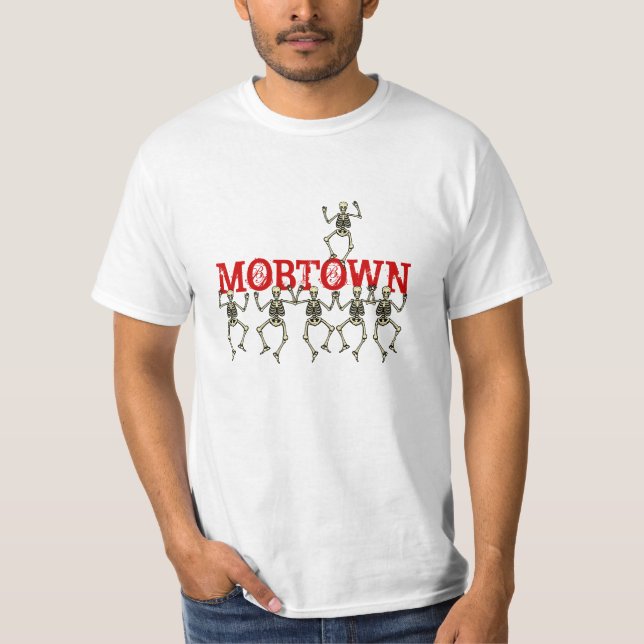 Skjorta som ställer till upplopp skelett i Mobtown T-shirt (Framsida)