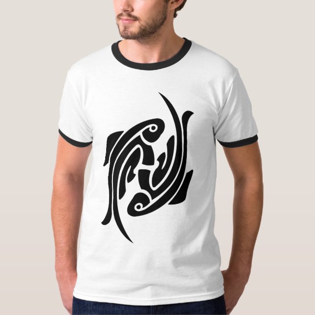 Skjorta - stam- Zodiacfisk T Shirt (Framsida)