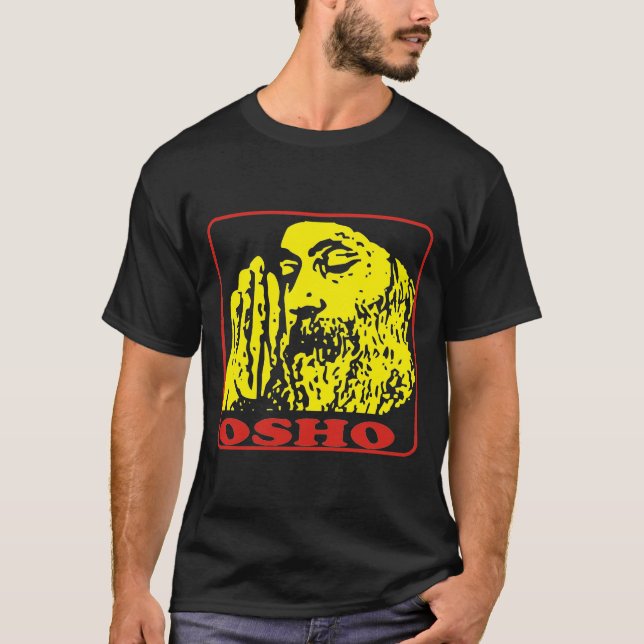 skjorta t-skjorta, osho t-shirt (Framsida)