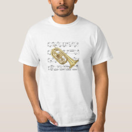Skjorta (tända). MarschEuphonium. Välj din färg T-shirt
