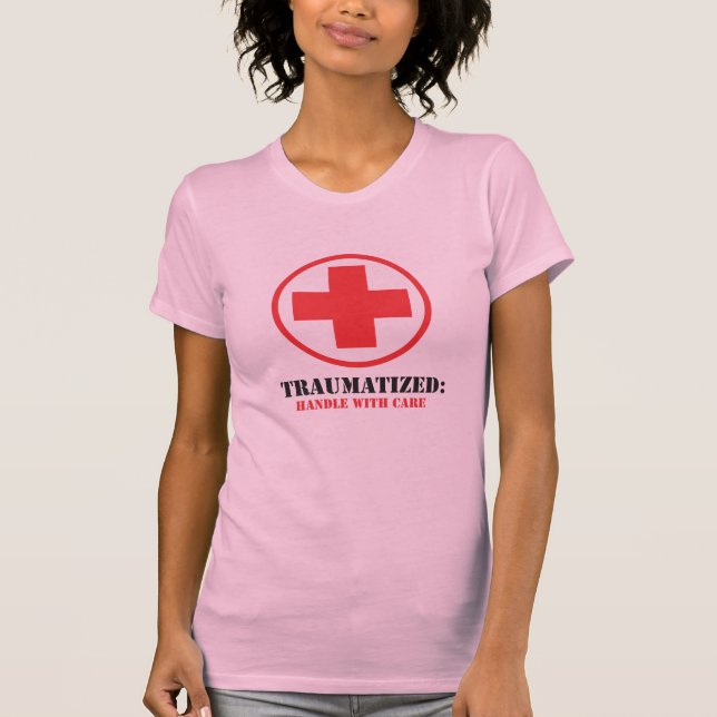 Skjorta-Traumatized HWC.ai Tee Shirt (Framsida)