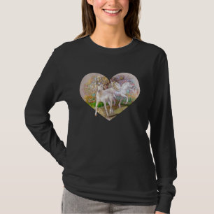 Skjorta - UnicornPegasus hjärta T-shirt