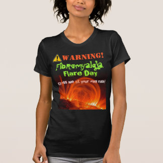 Skjorta: Varning! Fibromyalgiasignalljus! Tee Shirt