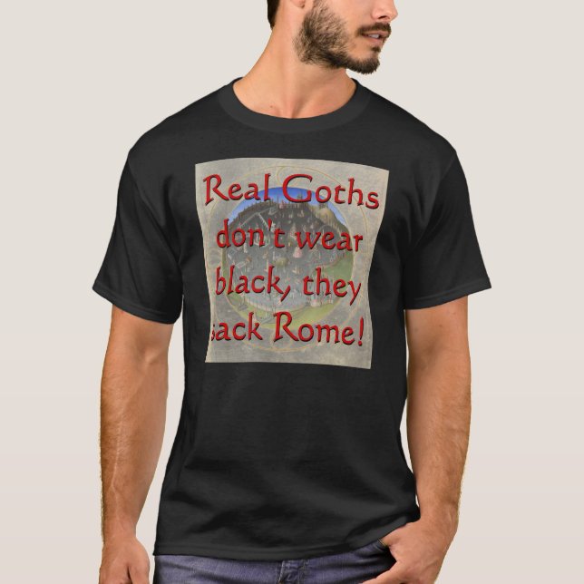 Skjorta: Verkliga Goths T Shirt (Framsida)