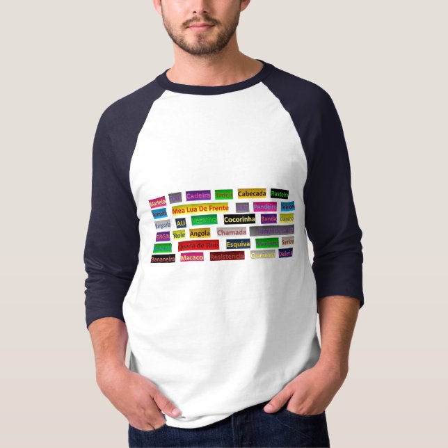 skjortaCapoeira tekniker Tee Shirt (Framsida)