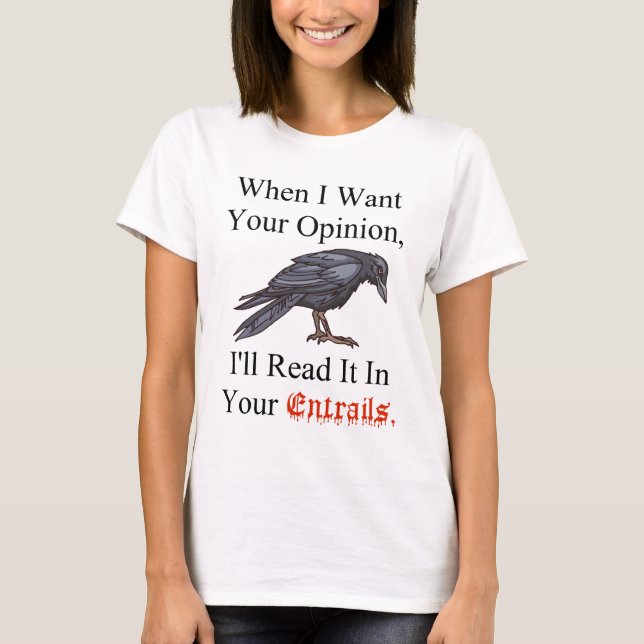 skjortaEntrails på vitt Tee Shirt (Framsida)