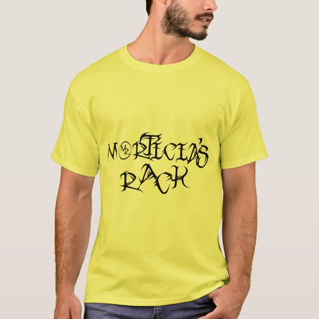 Skjortagult T-shirt (Framsida)