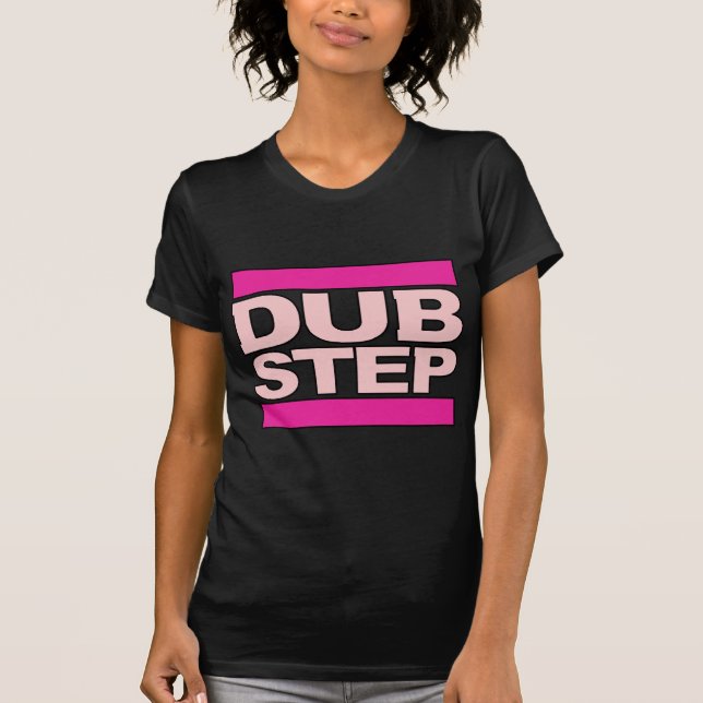 skjortakvinna för dubstep t dubstep shirt (Framsida)