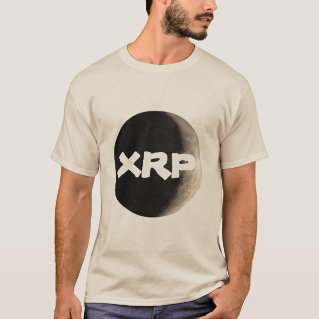 SkjortaMoon. för XRP T Shirt (Framsida)