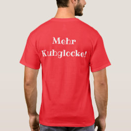 Skjortamörk för DMV Mehr Kuhglocke Tee Shirt