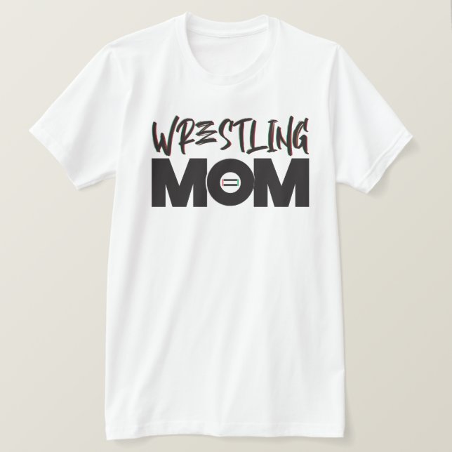 Skjortan av brottning mot Mamma T Shirt (Design framsida)