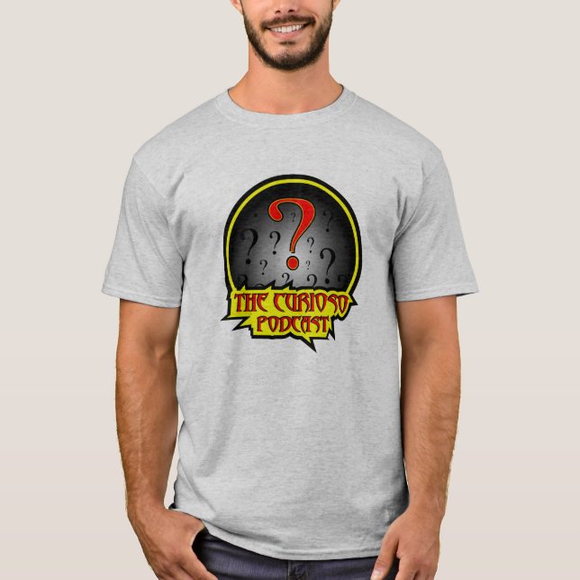 Skjortan för Curioso Podcastlogotyp Tee Shirt (Framsida)