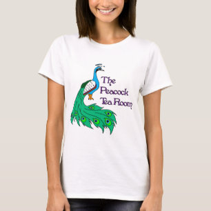 Skjortan för damer T för logotyp för påfågelT Shirt