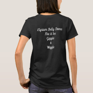 Skjortan för Elysiummagdans T avfyrar & isyinyang Shirt