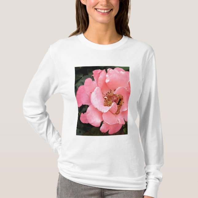 Skjortan för långärmad T - steg Tee Shirt (Framsida)