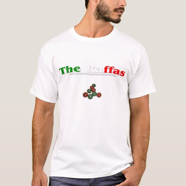 Skjortan för Raffas Bocce bolllag Tee (Framsida)