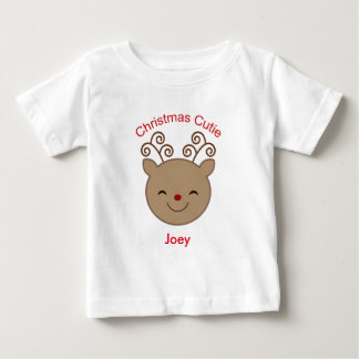 Skjortan för renen för den julCutie babyen Tee Shirt