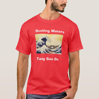 Skjortan för RWTSD som T rusar bevattnar, Tang Soo Tee Shirt