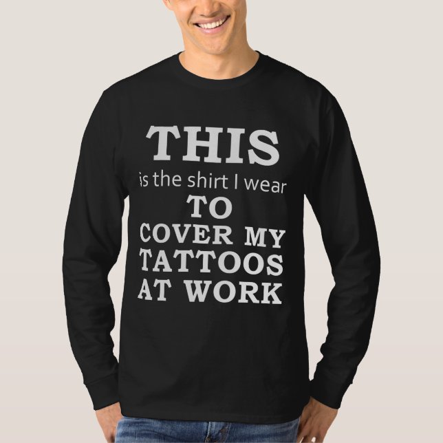 Skjortan som jag ha på sig för att täcka min t-shirt (Framsida)