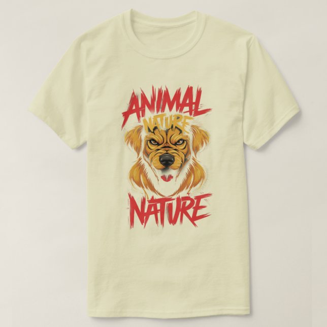 skjortanimerad natur t shirt (Design framsida)