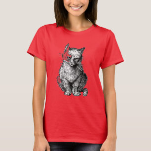 Skjortor av grumpy Cute-kattdjur T Shirt