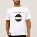 Skjortor för affärslogotyputslagsplats tee<br><div class="desc">Logotyputslagsplatsskjortor med en stor grafisk logotypmall som du kan lätt byta ut med din egna affärslogotyp, fotoet eller grafiskt. Designat att främja ditt brännmärka, produkter eller serva i en professionell, långt som du kan ha på sig något ställe, du går. Fungerar också, som anställdt-skjortor som du kan ge till ditt...</div>