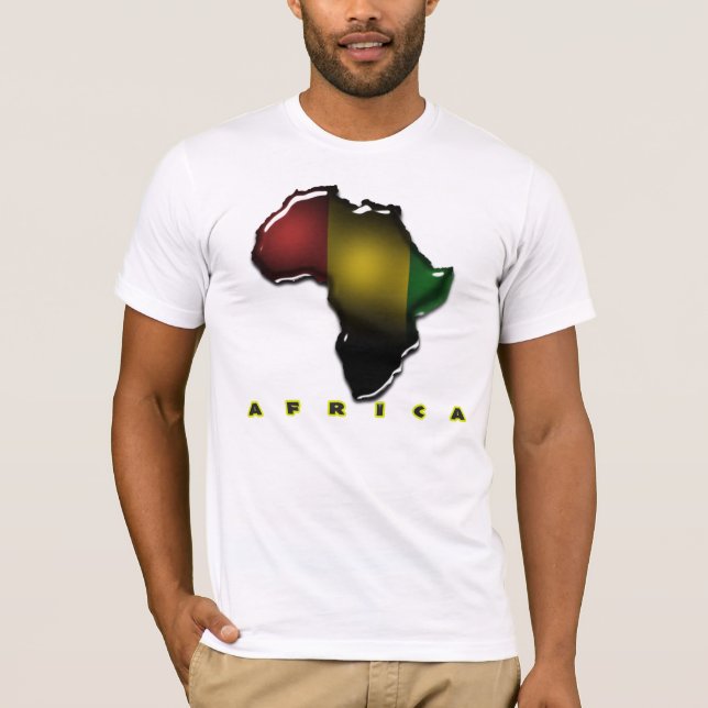 Skjortor för afrika T Tee (Framsida)