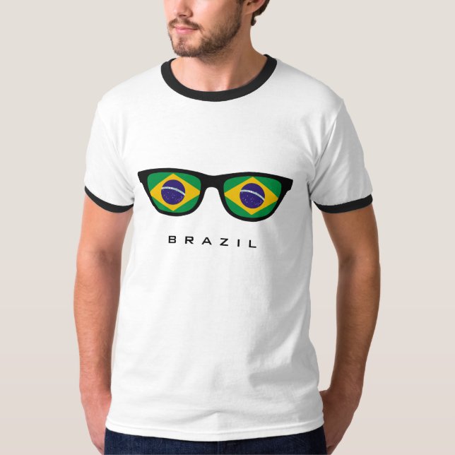 Skjortor för anpassningsbar i Brasilien och jacka Tee (Framsida)