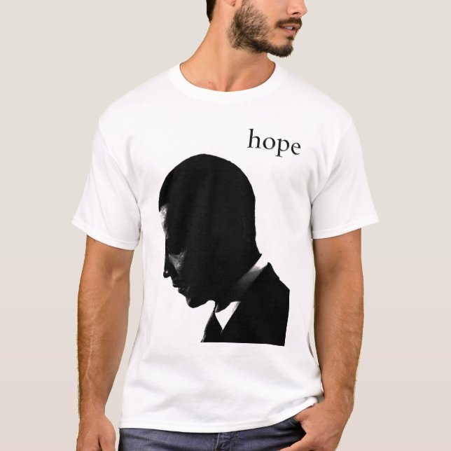 Skjortor för Barack Obama hopp t Shirt (Framsida)