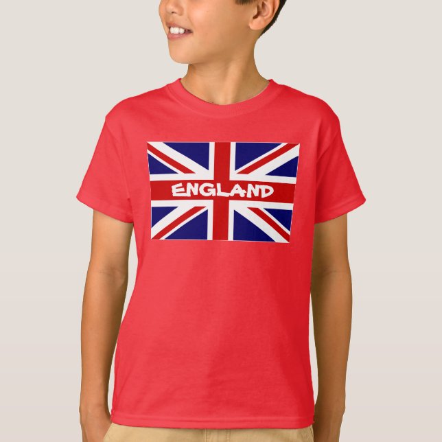 Skjortor för barn T med den engelska fackliga T Shirt (Framsida)
