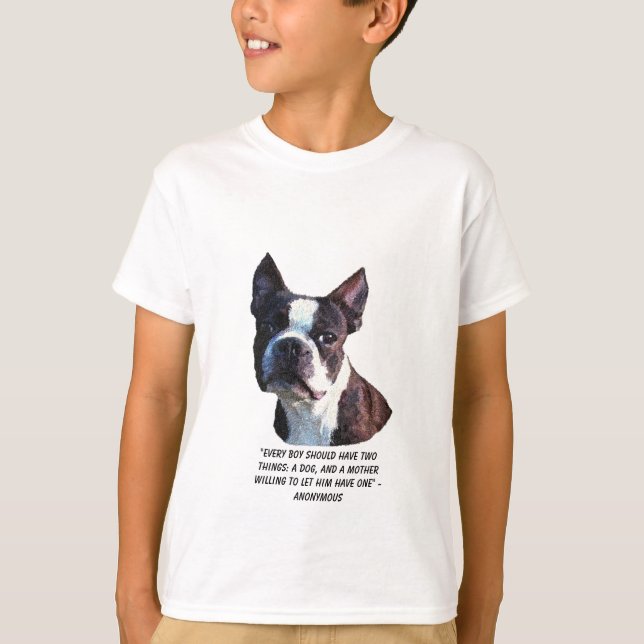 Skjortor för Boston tjurTerrier Tee (Framsida)