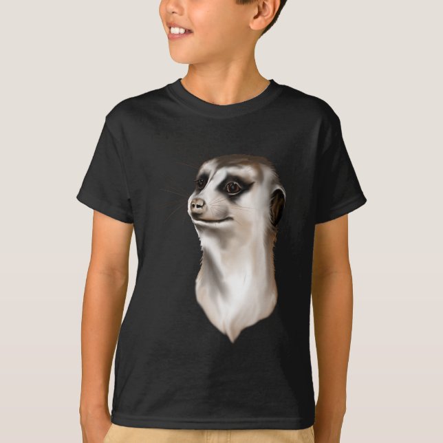 Skjortor för dam Meerkat T-shirt (Framsida)