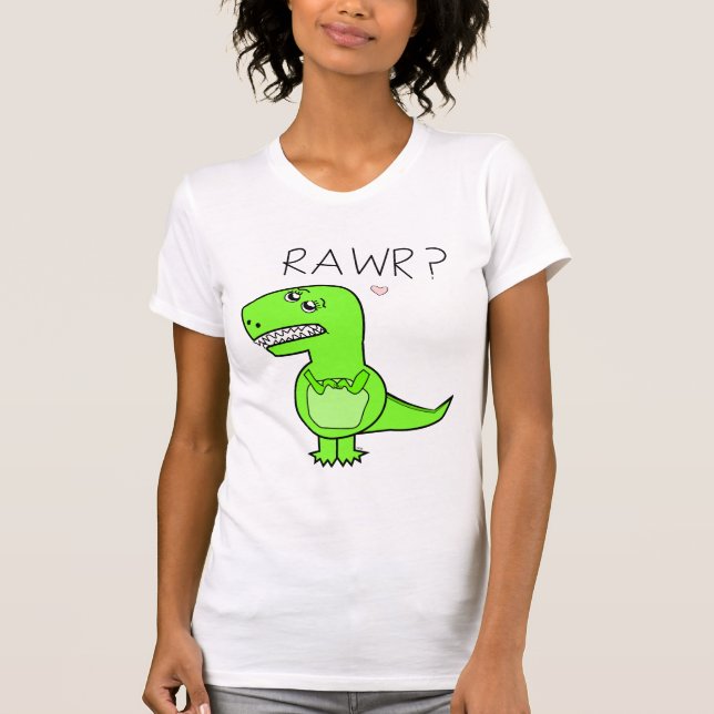 Skjortor för damer T-Rex Tröja (Framsida)