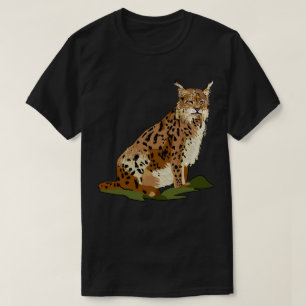 Skjortor för lodjurvild kattvilda djur T Shirt