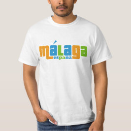 Skjortor för Málaga España-tullnamn och jacka T-shirt
