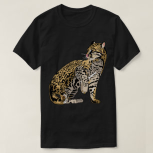 Skjortor för Ocelotvild kattvilda djur T Shirt